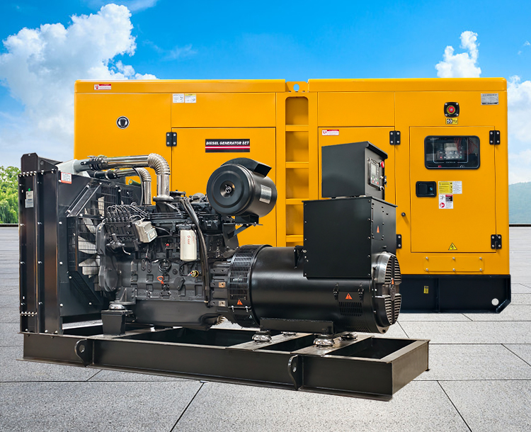 凯普160KW/200KVA柴油发电机组，KP8D280D2动力，适合工地及小型工厂主用电源